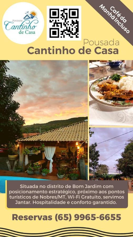 Pousada Cantinho De Casa Nobres Buitenkant foto